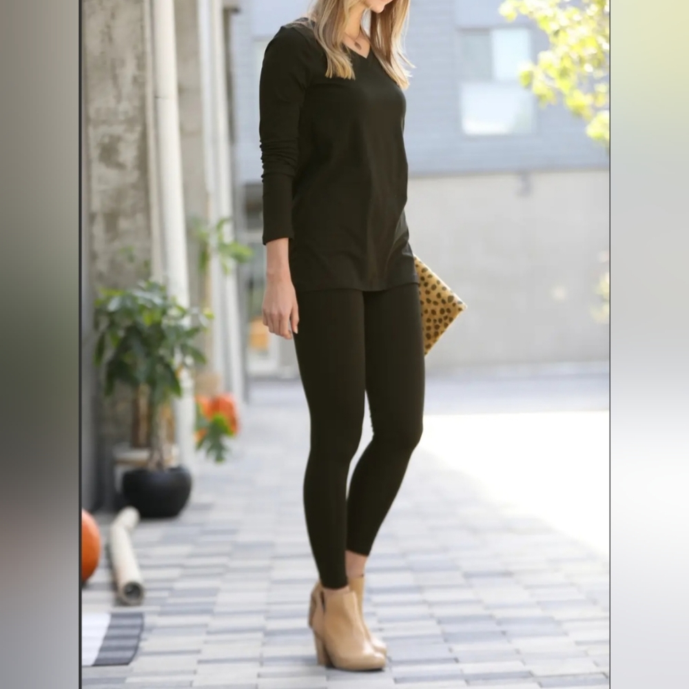 #200 🛑XL SET Dk. Olive Dark Olive Long Sleeve Top & Leggings